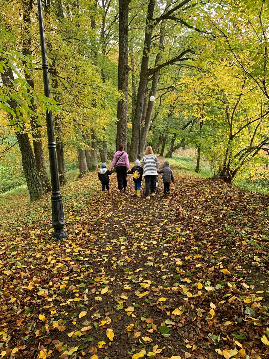 Zajęcia terenowe w parku 