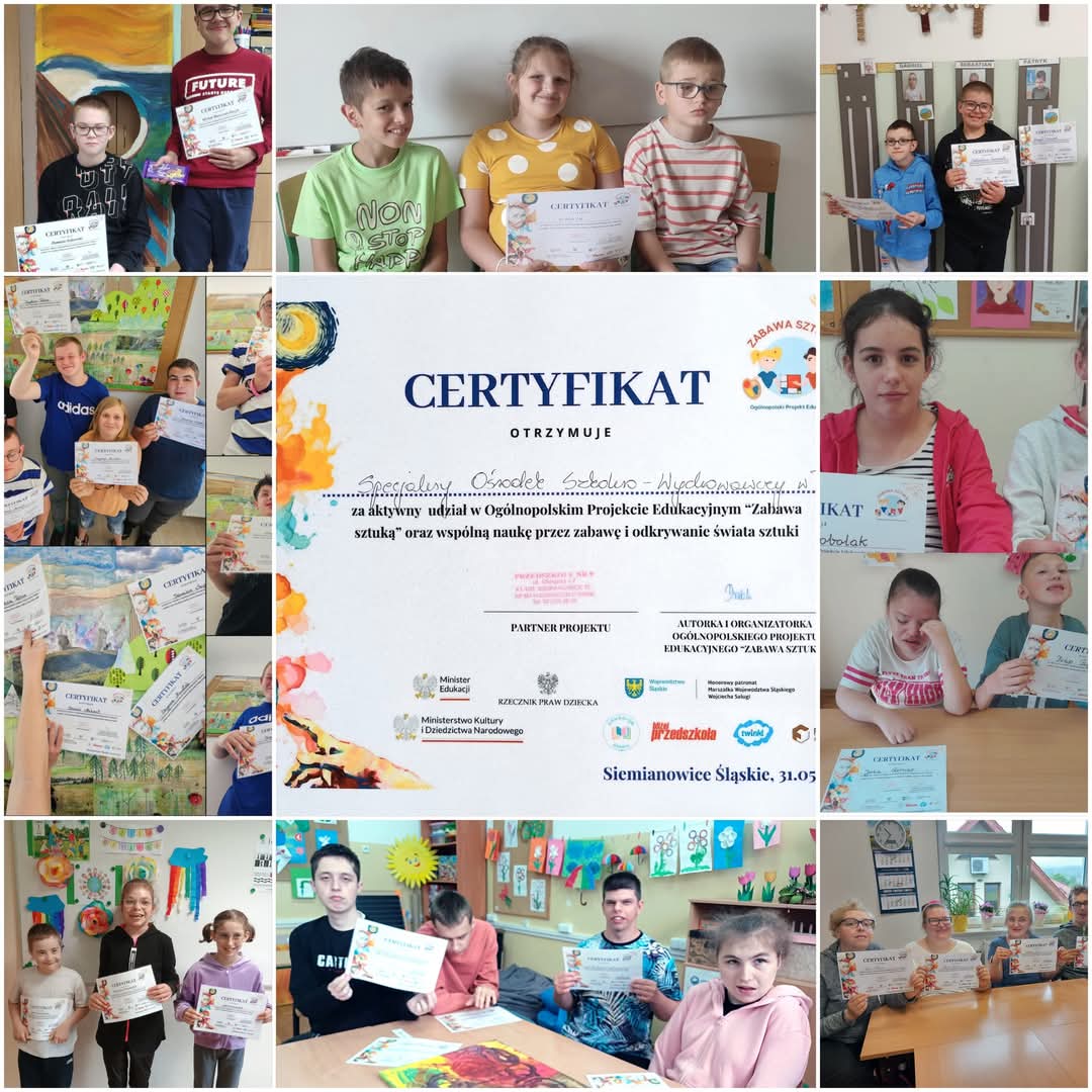 „Zabawa sztuką”  Ogólnopolski Projekt Edukacyjny 